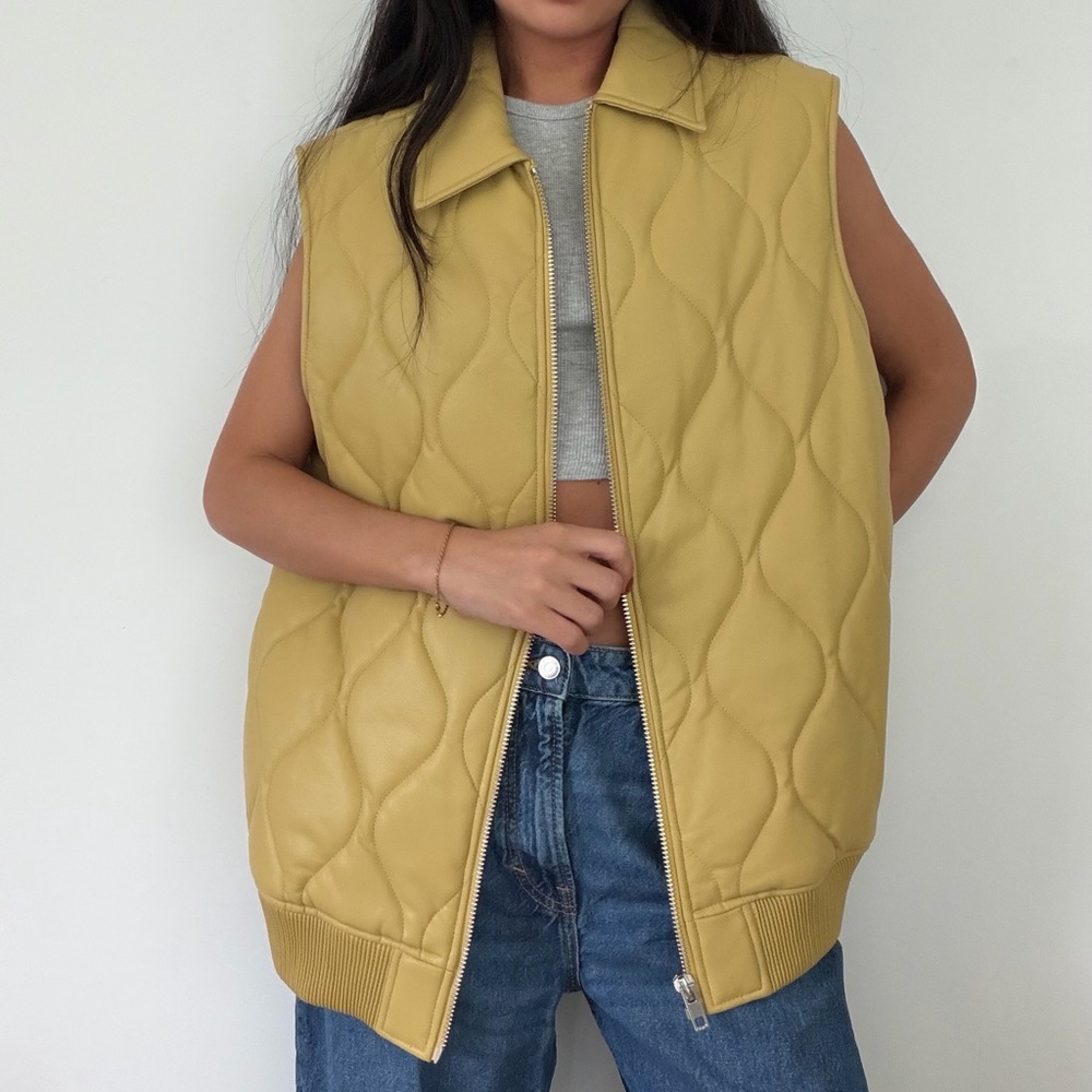 Urban Outfitters faux leather vest